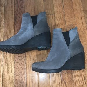 SOREL EUC Wedge Booties 10